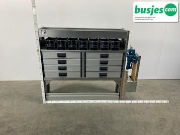 Aluca bedrijfswageninrichting 1250x320x1150mm (3198), Ophalen of Verzenden