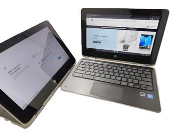 HP x360 G2 EE Chromebook 11.6 Touchscreen | Intel Celeron, Qwerty, Verzenden, Touchscreen, 32 GB of minder