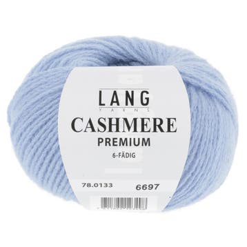 LANG Yarns Cashmere Premium - 133 Jeansblauw Gemêleerd - P, Ophalen of Verzenden, Nieuw