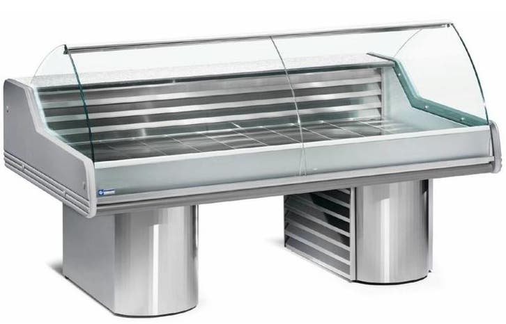 Vitrine Toonbank Vis | Werkblad Graniet | Gekoeld 0 / +2..., Zakelijke goederen, Horeca | Keukenapparatuur, Verzenden