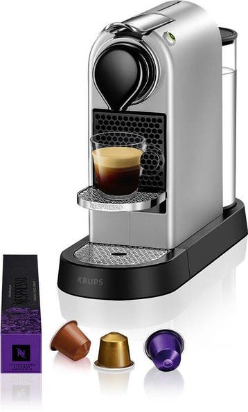Krups XN741B CitiZ Nespresso Koffiezetapparaat Zilver, Witgoed en Apparatuur, Koffiezetapparaten, Verzenden, Nieuw
