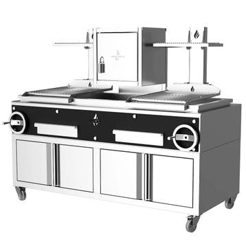 Houtskoolgrill | PARRILLA F | Oppervlak 1000x620 |, Verzenden, Nieuw in verpakking
