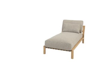 Lucas ligbed natural teak 4 Seasons Outdoor, Ophalen of Verzenden, Nieuw, Teakhout