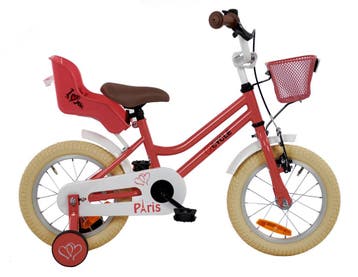 2Cycle Paris kinderfiets 14 inch (3 tot 5 jaar) voor meisjes, Fietsen en Brommers, Fietsen | Meisjes, Verzenden, Nieuw, 2Cycle