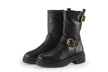 Lina Locchi Biker boots in maat 38 Zwart, Lina Locchi, Verzenden, Zwart, Overige typen