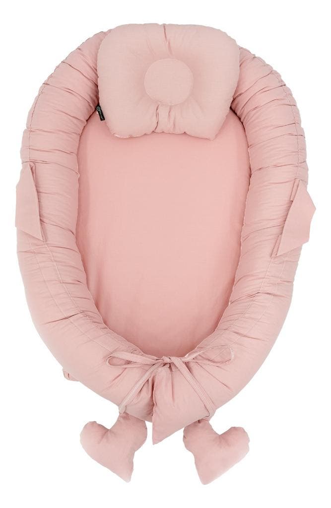 Mordesign Pink Babynest met Kussen, Kinderen en Baby's, Kinderkamer | Beddengoed, Nieuw, Verzenden