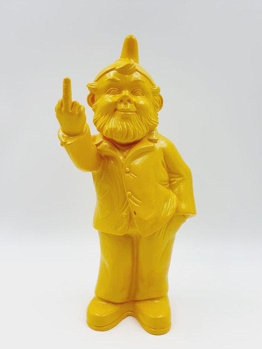 Ottmar Hörl (1950) - Sponti Activist Gnome Yellow, Antiek en Kunst, Kunst | Designobjecten