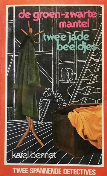 Groen-zwarte mantel & Twee jade beeldjes - Bennet, Verzenden, Gelezen, Bennet