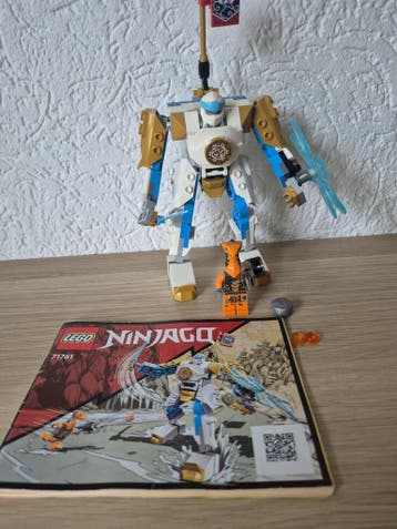 LEGO NINJAGO Zane#039s Power Upmecha EVO 71761, Zo goed als nieuw, Complete set, Lego, Ninjago