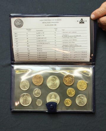 Frankrijk. Year Set (FDC) 1985 (12 monnaies) dont 2 x 100