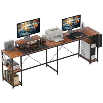 TRUUSK L-vormig Hoekbureau 168 x 120 cm - Opbergvakken - Opb, Verzenden, Nieuw