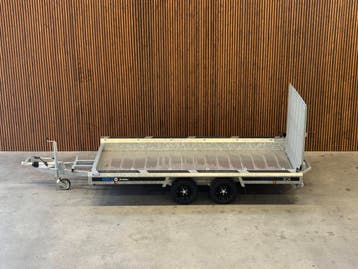 Hulco Machinetransporter TERRAX-2 394x180 3500kg Lange, Auto diversen, Aanhangers en Bagagewagens, Nieuw