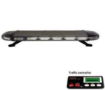 100cm LED zwaailamp - ORANJE lichtbalk - met traffic, Ophalen of Verzenden