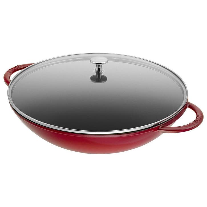GGM Gastro | STAUB | SPECIALITIES - Wok met glazen deksel -, Huis en Inrichting, Keuken | Potten en Pannen, Verzenden