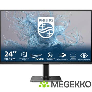 Philips 1000 Series 24E2N1100LB/00 24  Full HD 100Hz VA, Verzenden, Nieuw, Philips