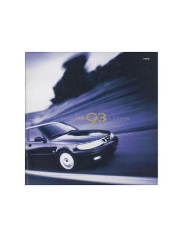 1999 SAAB 9-3 BROCHURE FRANS, Nieuw, Author
