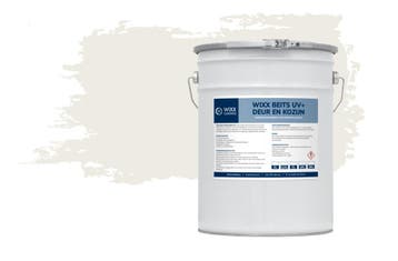 Wixx Deur en Kozijn Beits UV+ RAL 9010 | Zuiver Wit 10L, Wit, Nieuw, Beits, Verzenden