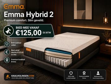 Emma Hybrid II Matras 90x200 | Premium | Vanaf €125, Huis en Inrichting, Slaapkamer | Matrassen en Bedbodems, Nieuw, 200 cm, 90 cm