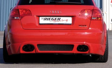 Rieger achteraanzetstuk | A4 (8E) Type B7: 11.04- (vanaf Fac, Verzenden, Nieuw, Audi