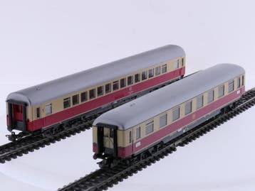 Schaal H0 Märklin 4055 en 4096 rijtuig set van de DB #9502, Wisselstroom, Gebruikt, Overige typen, Ophalen of Verzenden