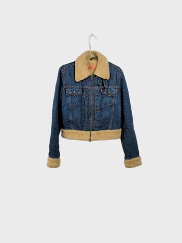 Levi Strauss & Co. Spijkerjassen Dames maat S Blauw Vintage, Ophalen of Verzenden, Nieuw