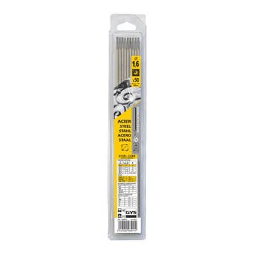 Laselektroden staal GYS rutiel 6013 1,6mm blister 50 stuks, Verzenden, Nieuw, Overige typen