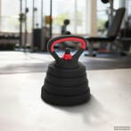 vidaXL 4-in-1 Dumbbell Barbell Kettlebell Set 30 kg Zwart en, Verzenden, Nieuw