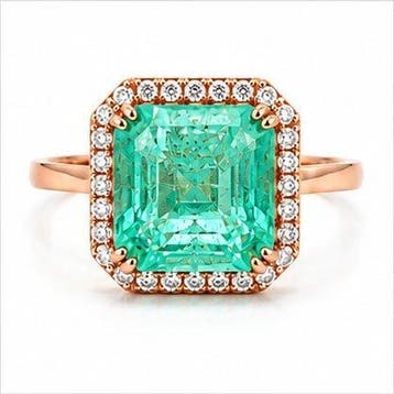 Zonder minimumprijs - Ring - 14 karaat Roségoud, 3,11 gram, Nieuw