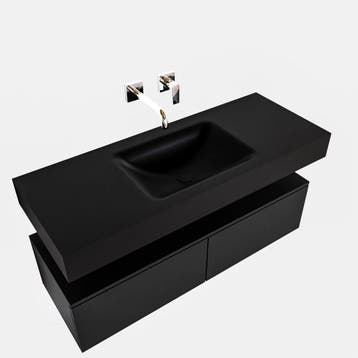 Badkamermeubel AQS Ibiza 120 cm Twee Soft-Close Lades Solid, Ophalen of Verzenden, Nieuw