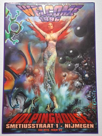 Welcome 1996 flyer  Kolpinghouse nijmegen, Verzamelen, Verzenden, Nieuw