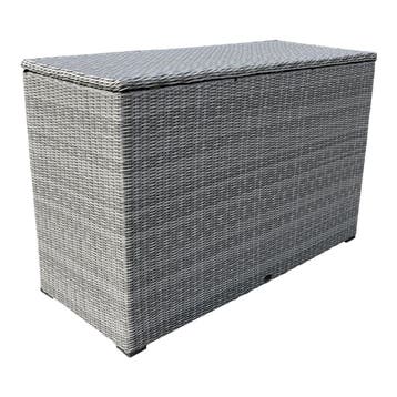 Kussenbox groot 167x70xH106 cm wit grijs, Tuin en Terras, Tuinmeubel-accessoires, Ophalen of Verzenden, Nieuw