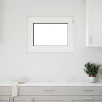 vidaXL Kelderraam RISOR 60 x 100 cm PVC en glas, Doe-het-zelf en Verbouw, Glas en Ramen, Verzenden, Nieuw