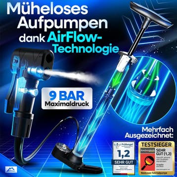 2dekans | NEXTCOVER® fietspomp Alle ventielen met, Fietsen en Brommers, Fietsaccessoires | Overige Fietsaccessoires, Ophalen of Verzenden