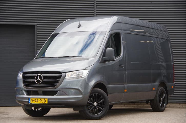 Zakelijke Lease |  Mercedes-Benz Sprinter 317 1.9 CDI L2H2 A, Auto's, Bestelauto's, Lease, Grijs, Automaat, Zilver of Grijs, Mercedes-Benz