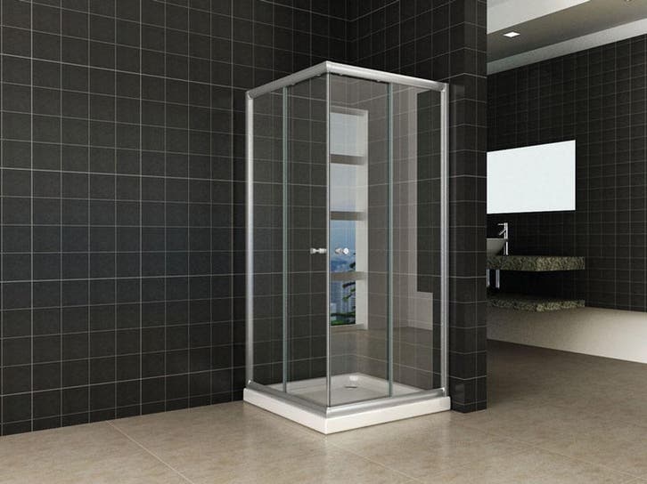 Eco hoekinstap douchecabine 5mm 90, Doe-het-zelf en Verbouw, Sanitair, Ophalen of Verzenden