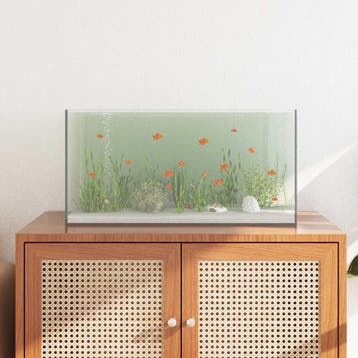 vidaXL Aquarium met opslag Doorzichtig 60 x 30 x 30 cm Glas, Verzenden, Nieuw