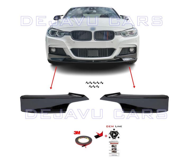 Front Spoiler voor BMW 3 Serie F30 F31 M Pakket Performance, Auto diversen, Tuning en Styling, Ophalen of Verzenden