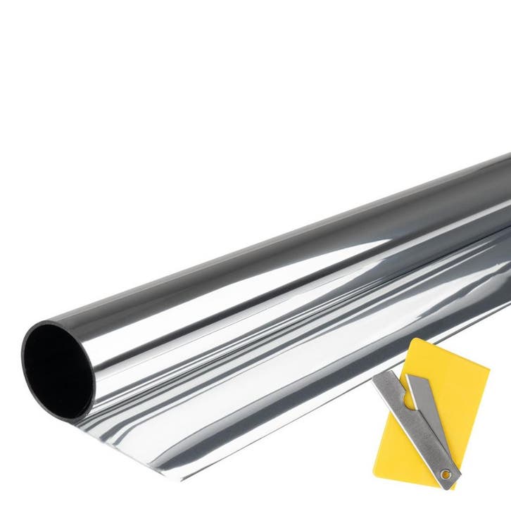 Auto raamfolie - Zelfklevend - 15% - 300 x 50cm - Zilver, Auto diversen, Tuning en Styling, Ophalen of Verzenden