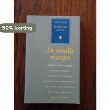 SMALLE MARGES - Zz Nijgh 9789038867533, Verzenden, Gelezen, Zz Nijgh