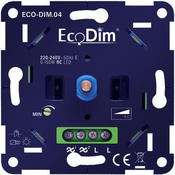 EcoDim - LED Dimmer - ECO-DIM.04 - Fase Afsnijding RC -, Ophalen of Verzenden, Nieuw