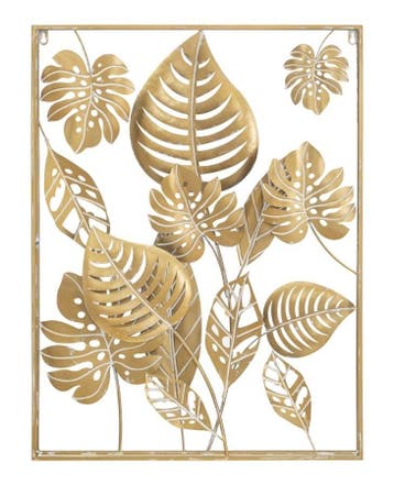 MUUR IJZEREN PANEEL JUNGLE RET. 60X80X6.5, Ophalen of Verzenden, Nieuw