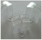 100 stuks afstandhouders golfplaat profiel F 177/51 mm, Verzenden, Nieuw