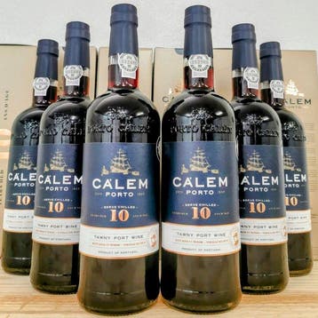 Cálem - 10 years old Tawny - Porto - 6 Flessen (0.75 liter), Nieuw