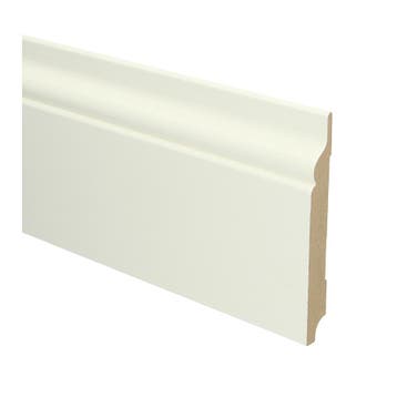 Sfeerplinten MDF Romantische plint 150x18 wit voorgelakt..., Overige materialen, Verzenden, 50 tot 150 cm, Overige typen