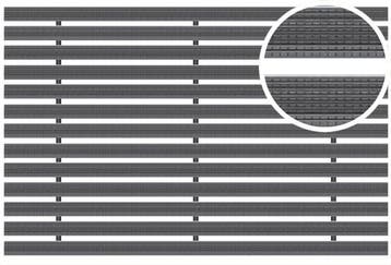 ACO House and Garden aluminium mat met rubberstroken 600 x, Ophalen of Verzenden, Nieuw