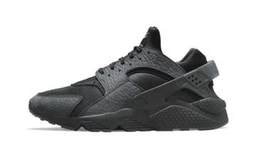 Nike Air Huarache Hyperlocal London Triple Black, Nieuw