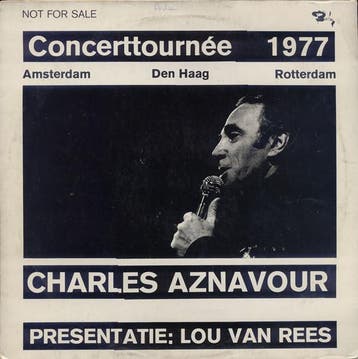 Lp - Charles Aznavour Presentatie Lou Van Rees - Concerttour, Verzenden, Nieuw in verpakking