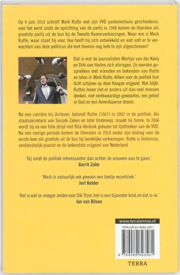 Mark Rutte 9789089893581 M. van der Kooij, Boeken, Verzenden, Zo goed als nieuw, M. van der Kooij