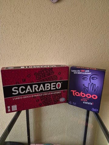 Bordspel - Scarabeo e Taboo - Hout