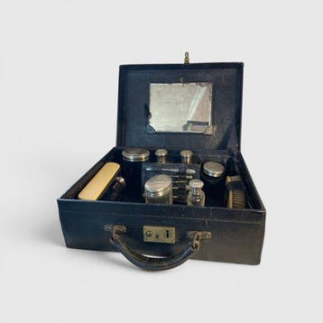 Reisset met toiletartikelen - Zilver, Kristal - Manucure de